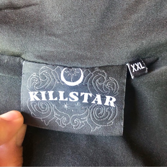 KILLSTAR Devilish Leggings Womens Size XXL Black Red Mesh Pants Witchy Goth Fun - Picture 10 of 12